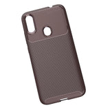 Maxbell Carbon Fiber Phone Case for Xiaomi Redmi Pro Soft Back Cover Coffee - Aladdin Shoppers