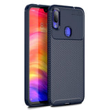 Maxbell Carbon Fiber Phone Case for Xiaomi Redmi Pro Soft Back Cover Dark Blue - Aladdin Shoppers