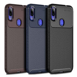 Maxbell Carbon Fiber Phone Case for Xiaomi Redmi Pro Soft Back Cover Dark Blue - Aladdin Shoppers