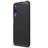 Maxbell Carbon Fiber TPU Soft Cover Skin Case for Huawei Honor 9X / 9X Pro Black - Aladdin Shoppers