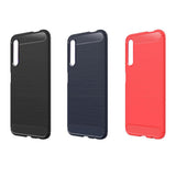 Maxbell Carbon Fiber TPU Soft Cover Skin Case for Huawei Honor 9X / 9X Pro Black - Aladdin Shoppers