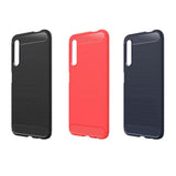 Maxbell Carbon Fiber TPU Soft Cover Skin Case for Huawei Honor 9X / 9X Pro Black - Aladdin Shoppers