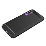 Maxbell Carbon Fiber TPU Soft Cover Skin Case for Huawei Honor 9X / 9X Pro Black - Aladdin Shoppers