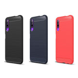 Maxbell Carbon Fiber TPU Soft Cover Skin Case for Huawei Honor 9X / 9X Pro Black - Aladdin Shoppers