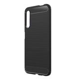 Maxbell Carbon Fiber TPU Soft Cover Skin Case for Huawei Honor 9X / 9X Pro Black - Aladdin Shoppers