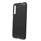 Maxbell Carbon Fiber TPU Soft Cover Skin Case for Huawei Honor 9X / 9X Pro Black - Aladdin Shoppers