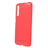 Maxbell Carbon Fiber TPU Soft Cover Skin Case for Huawei Honor 9X / 9X Pro Red - Aladdin Shoppers