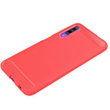 Maxbell Carbon Fiber TPU Soft Cover Skin Case for Huawei Honor 9X / 9X Pro Red - Aladdin Shoppers