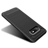 Maxbell Carbon Fiber TPU Soft Cover Suitable for Samsung Galaxy S10 E Black - Aladdin Shoppers