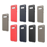 Maxbell Carbon Fiber TPU Soft Cover Suitable for Samsung Galaxy S10 E Black - Aladdin Shoppers