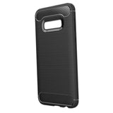 Maxbell Carbon Fiber TPU Soft Cover Suitable for Samsung Galaxy S10 E Black - Aladdin Shoppers