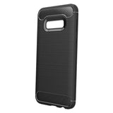 Maxbell Carbon Fiber TPU Soft Cover Suitable for Samsung Galaxy S10 E Black - Aladdin Shoppers