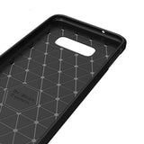 Maxbell Carbon Fiber TPU Soft Cover Suitable for Samsung Galaxy S10 E Black - Aladdin Shoppers