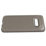 Maxbell Carbon Fiber TPU Soft Cover Suitable for Samsung Galaxy S10 E Gray - Aladdin Shoppers