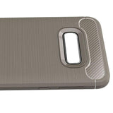 Maxbell Carbon Fiber TPU Soft Cover Suitable for Samsung Galaxy S10 E Gray - Aladdin Shoppers