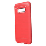 Maxbell Carbon Fiber TPU Soft Cover Suitable for Samsung Galaxy S10 E Red - Aladdin Shoppers