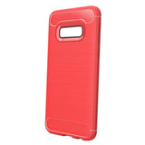Maxbell Carbon Fiber TPU Soft Cover Suitable for Samsung Galaxy S10 E Red - Aladdin Shoppers