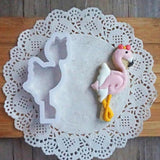 Maxbell Cartoon Flamingo DIY Fondant Cake Mould Silicone Baking Mold Cake Decoration - Aladdin Shoppers