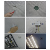 Maxbell Ceiling Recessed Mounted Occupancy Motion Sensor Light Switch for Corridor Staircase Hallway Bathroom - Aladdin Shoppers