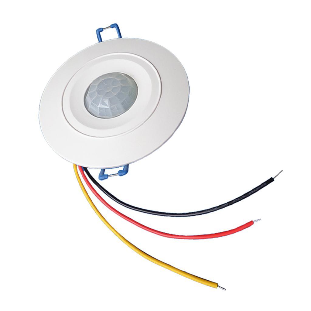 Maxbell Ceiling Recessed Mounted Occupancy Motion Sensor Light Switch for Corridor Staircase Hallway Bathroom - Aladdin Shoppers