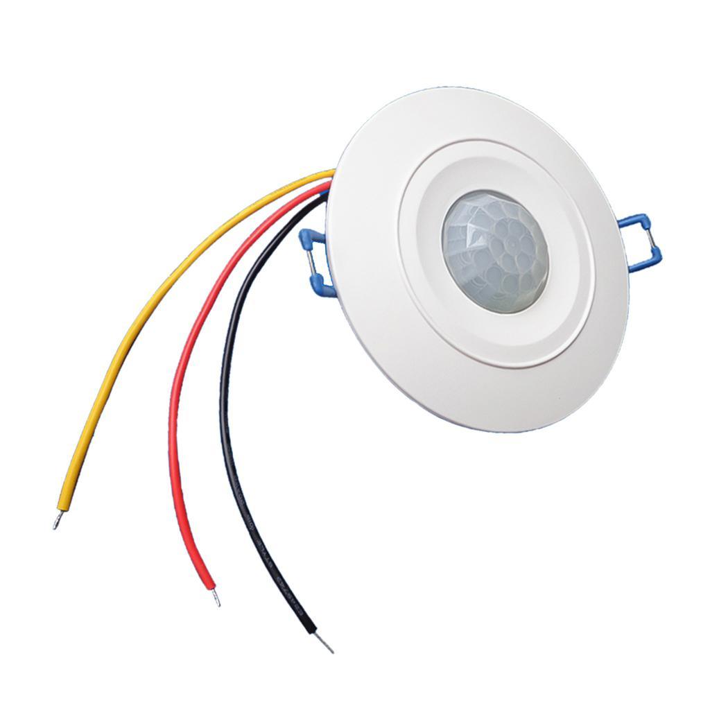 Maxbell Ceiling Recessed Mounted Occupancy Motion Sensor Light Switch for Corridor Staircase Hallway Bathroom - Aladdin Shoppers