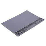 Maxbell Cellphone Repair Mat, Multi-function Heat Insulation Silicone Repair Tools Pad Desk Mat Maintenance Platform for Soldering Iron Repair Station, Watch Repair, Grey - Aladdin Shoppers