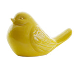 Maxbell Ceramic Bird Shaped Ornament Statue Figurine Photo Props Home Decor -Yellow - Aladdin Shoppers