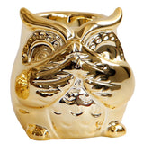 Maxbell Ceramic Candle Holder Owl Shaped Tea Light Tealight Candleholder Ornament A - Aladdin Shoppers