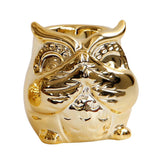 Maxbell Ceramic Candle Holder Owl Shaped Tea Light Tealight Candleholder Ornament A - Aladdin Shoppers