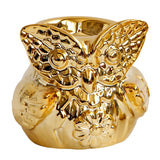 Maxbell Ceramic Candle Holder Owl Shaped Tea Light Tealight Candleholder Ornament B - Aladdin Shoppers