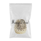Maxbell Ceramic Candle Holder Pineapple Shaped Candleholder Ornament Golden S - Aladdin Shoppers
