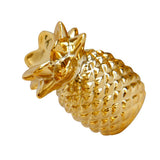 Maxbell Ceramic Cute Animal Fruit Figurine Golden Color Home Decoration Pineapple - Aladdin Shoppers