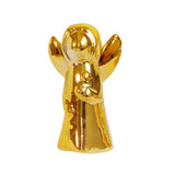 Maxbell Ceramic Fairy Angel Shaped Figurine Ornament Gift Home Decoration Gold - Aladdin Shoppers