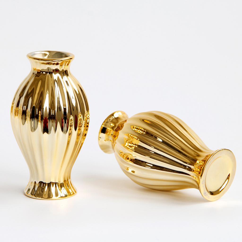 Maxbell Ceramic Flower Vase Wedding Birthday Porcelain Ornament Decoration C - Aladdin Shoppers