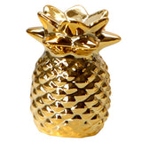 Maxbell Ceramic Golden Pineapple Figurine Ornament Artificial Fruit Showpiece L - Aladdin Shoppers