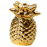 Maxbell Ceramic Golden Pineapple Figurine Ornament Artificial Fruit Showpiece L - Aladdin Shoppers