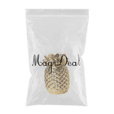 Maxbell Ceramic Golden Pineapple Figurine Ornament Artificial Fruit Showpiece S - Aladdin Shoppers