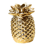 Maxbell Ceramic Golden Pineapple Figurine Ornament Artificial Fruit Showpiece S - Aladdin Shoppers