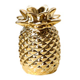 Maxbell Ceramic Golden Pineapple Figurine Ornament Artificial Fruit Showpiece S - Aladdin Shoppers