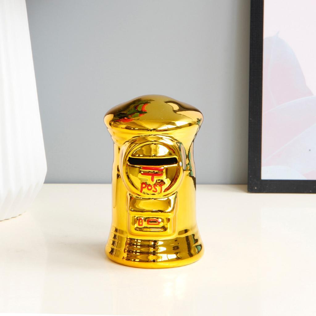 Maxbell Ceramic Saving Pot Piggy Bank Coins Change Storage Bin Home Decor Ornament - Aladdin Shoppers