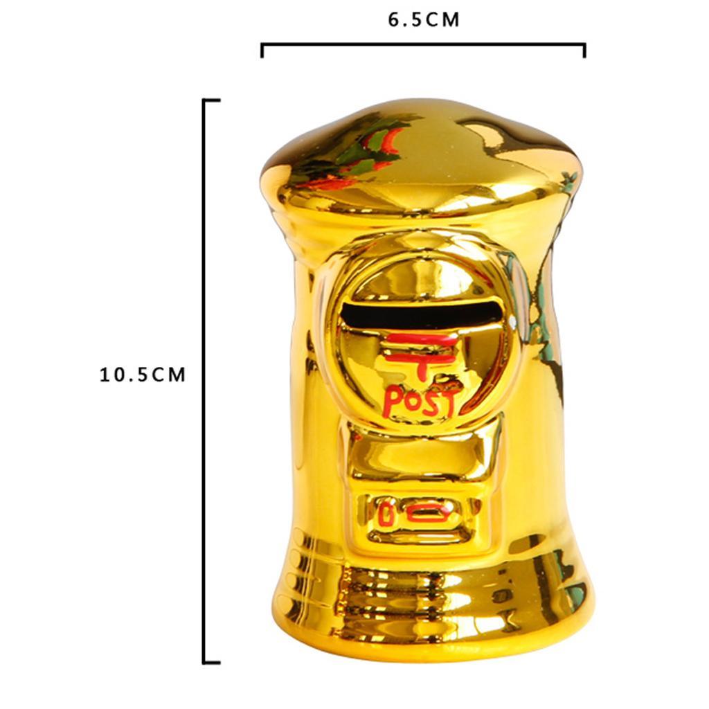 Maxbell Ceramic Saving Pot Piggy Bank Coins Change Storage Bin Home Decor Ornament - Aladdin Shoppers