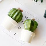 Maxbell Ceramic Succulent Cactus Figurine Home Cabinet Table Cabinet Decoration A - Aladdin Shoppers
