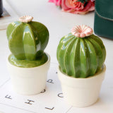 Maxbell Ceramic Succulent Cactus Figurine Home Cabinet Table Cabinet Decoration A - Aladdin Shoppers