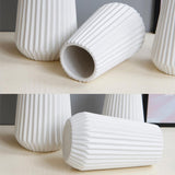 Maxbell Ceramic White Vase Ornament Porcelain Statue Figurine Photo Prop Garniture L - Aladdin Shoppers