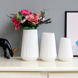 Maxbell Ceramic White Vase Ornament Porcelain Statue Figurine Photo Prop Garniture L - Aladdin Shoppers