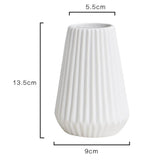 Maxbell Ceramic White Vase Ornament Porcelain Statue Figurine Photo Prop Garniture S - Aladdin Shoppers