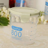 Maxbell Cereal Container Storage Containers Flour Container Keeper Green 800ml - Aladdin Shoppers