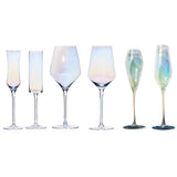 Maxbell Champagne Glasses Flutes Burgundy Red Wine Glasses Xmas Gift Wedding Party A - Aladdin Shoppers