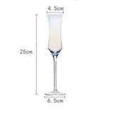 Maxbell Champagne Glasses Flutes Burgundy Red Wine Glasses Xmas Gift Wedding Party A - Aladdin Shoppers