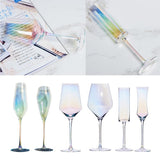 Maxbell Champagne Glasses Flutes Burgundy Red Wine Glasses Xmas Gift Wedding Party A - Aladdin Shoppers
